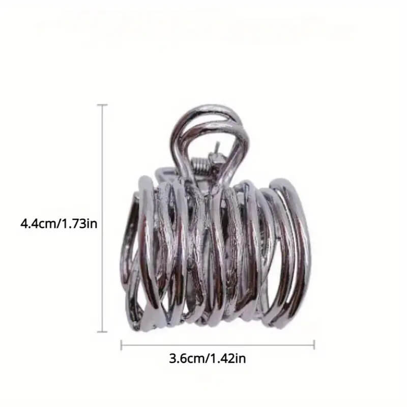high ponytail claw clip -size