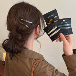 Acetic acid bang hair clip