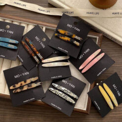 Acetic acid bang hair clip