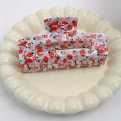 Fruit print claw clip (4)
